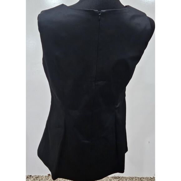 Yaly Couture Custom Tailored Top Medium Asymmetrical Floral Colorblock Artsy - Picture 2 of 10